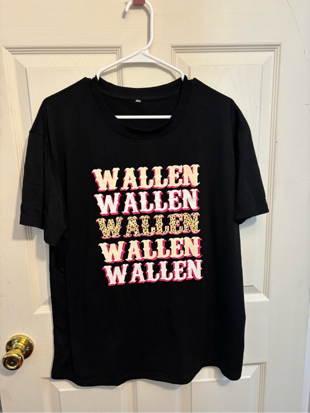Wallen Black Graphic Logo T-Shirt 2X